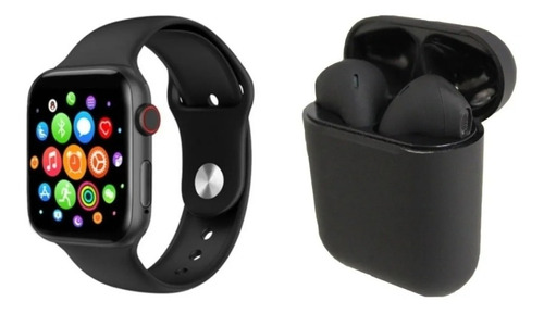 Reloj Inteligente Smarth Wath T500 + Audifonos Bluetooth I12