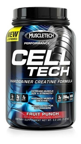 Muscletech Cell Tech 3 Lb Super Creatina Compuesta! Usa !!
