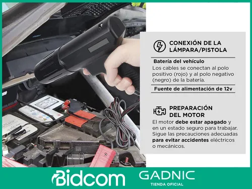 Pistola De Puesta A Punto De Encendido Gadnic Lampara Auto