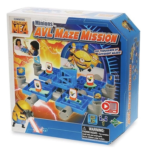 Jogo De Labirinto Minions Avl Maze Mission - Epoch