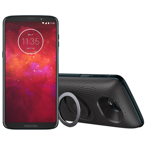 Celular Motorola Moto Z3 Play Stereo Speaker 64gb 6  Índigo