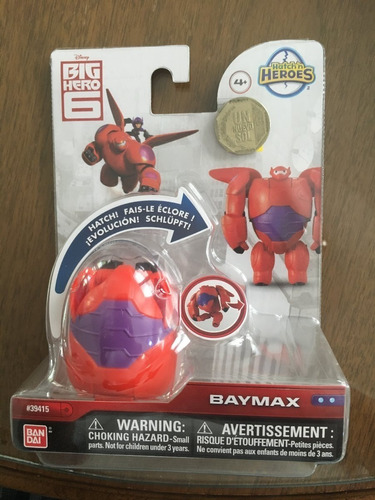 Figuras Coleccion Original Huevo Baymax Evolucion Big Hero 6