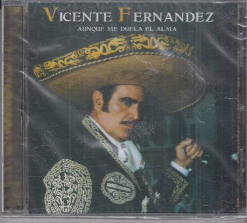 Vicente Fernández Aunque Me Duele El Cd Original N Qqb. Mz