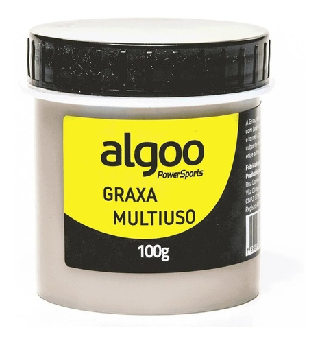 Graxa P/ Bike Multiuso 100ml Algoo