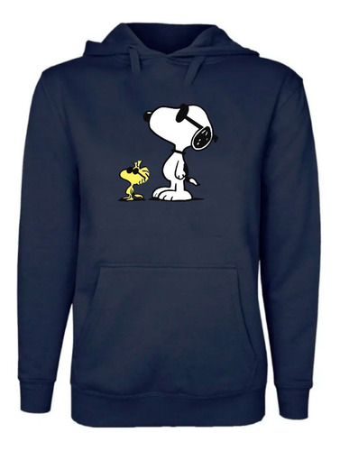 Imagen 1 de 2 de Polerón Estampado Unisex Snoopy Lentes