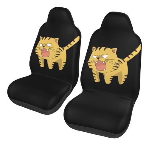 Juego 2 Funda Asiento Coche Anime Toradora Tiger Para