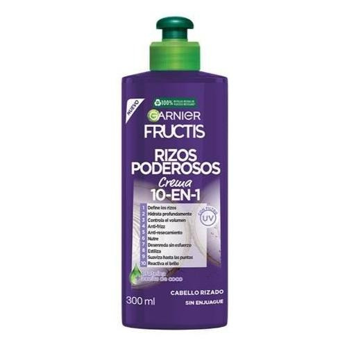 Crema De Peinar Fructis 10 En 1 Rizos Poderosos 300ml