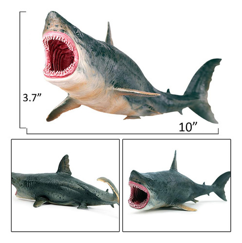 Juego De Juguetes Dinosaurios Eoivsh Megalodon Mosasaurus