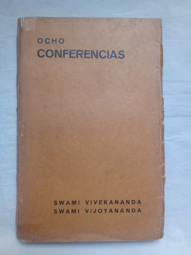 Ocho Conferencias Discursos Chicago 1893 Vivekananda Swami 