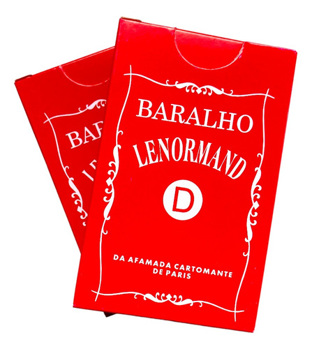 Baralho Lenormand 36 Cartas Com Manual Explicativo  Promoção