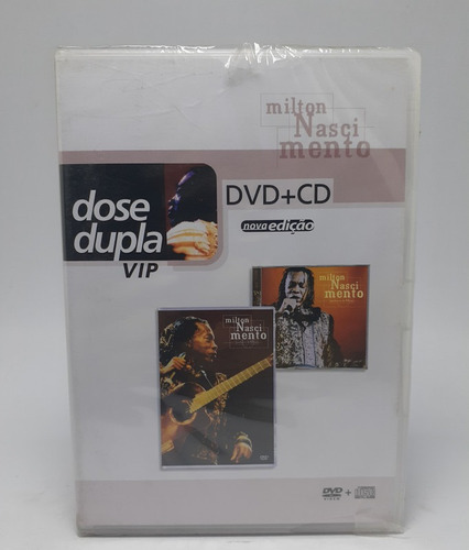 Dvd+cd Milton Nascimento, Dose Dupla Vip - Original