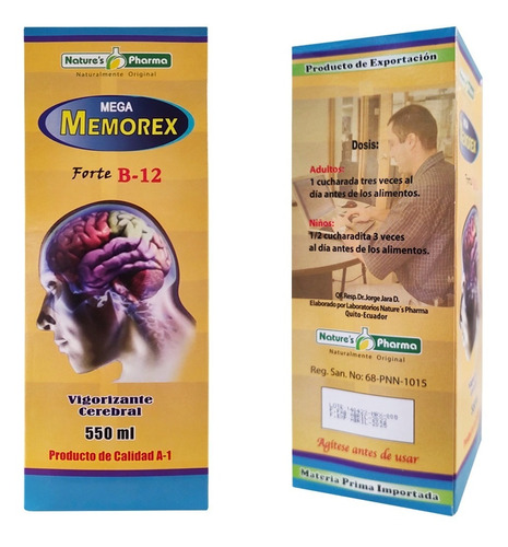 Memorex Tónico Cerebral - mL a $48