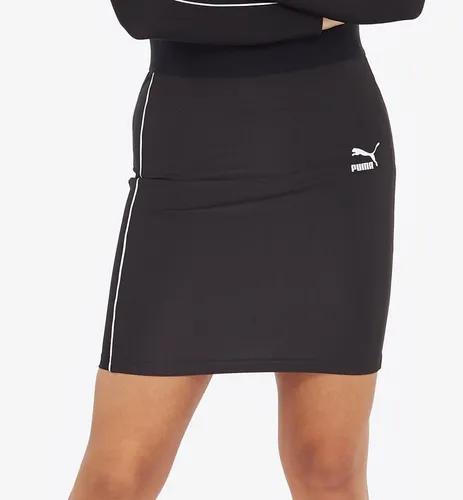 Puma blancas raya negra hot sale