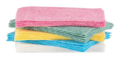 100 (cien) Paños Limpieza Absorbentes Reutilizables- Chicos