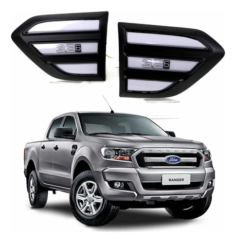 Luces  Led Drl Laterales Ford Ranger 2018/2021