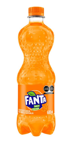 10 Pack Refresco Naranja Fanta 600 Ml