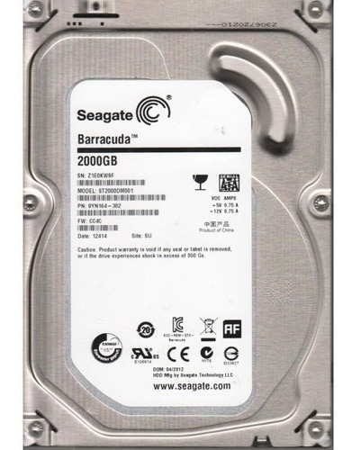 Disco Duro Interno Seagate Barracuda St2000dm001 2tb