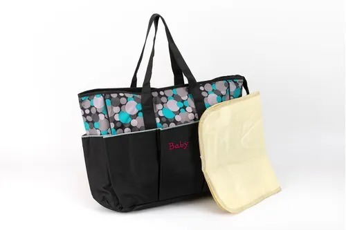 Bolso Maternal Bebe Cambiador Porta Mamadera Práctica