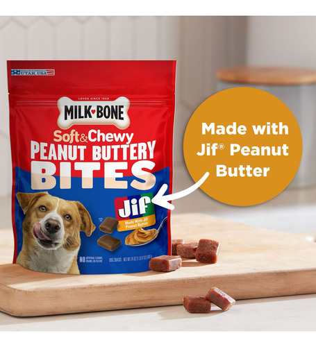 Milk Bone Soft & Chewy Peanut Buttery Bites 680 G