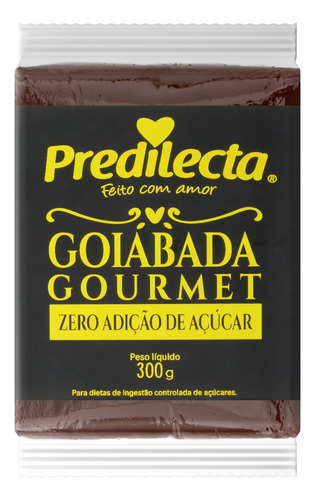 Goiabada Zero Adição de Açúcar Predilecta Gourmet Pacote 300g