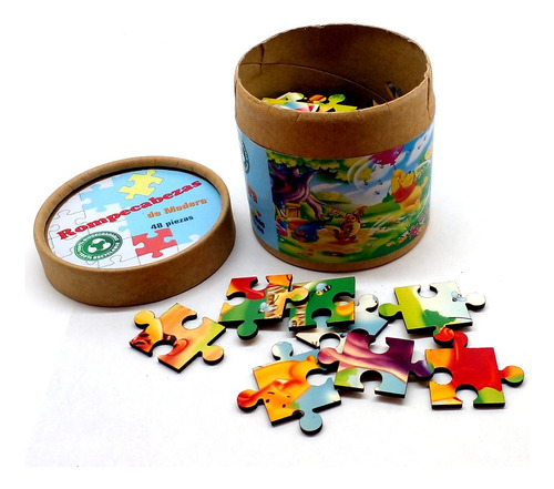 Rompecabezas De Madera 48 Piezas - Imagen Winnie Pooh