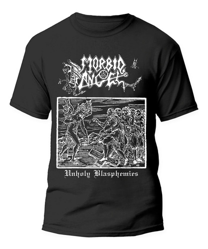 Remera Morbid Angel, Death Metal, Serigrafia Doom Mantia