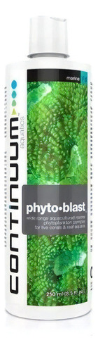 Fitoplâncton Phyto Blast 250ml Continuum Alimento Para Coral