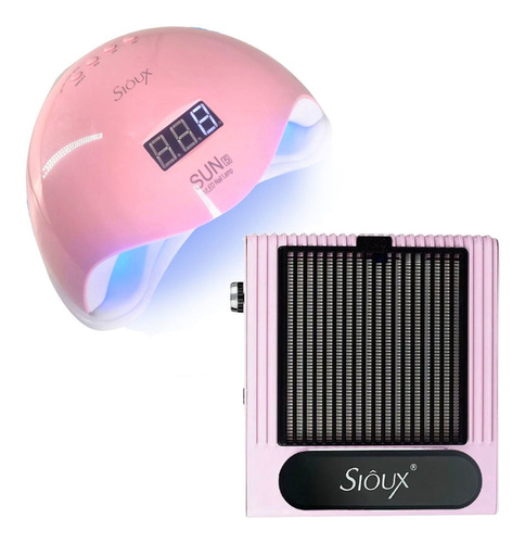 Sugador De Po Unhas Acrigel Porcelana + Cabine 48w / 24 Leds