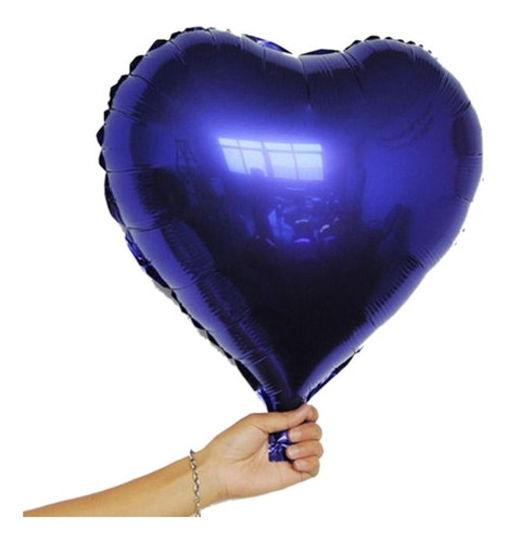 Globo Metalico De Corazon San Valentin Dia Amor Amistad