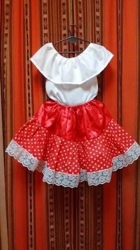 Traje De Candombera Niña Fiesta Patria Epoca Colonial