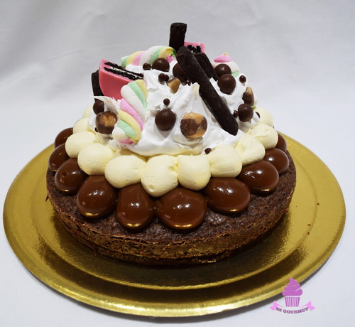 Super Torta Brownie Candy Dulce De Leche Crema Merengue Oreo