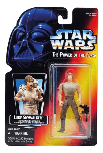 Kenner - Star Wars - Potf - Red Card - Dagobah Luke - Ll