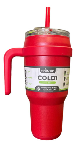 Termo Reduce Cold De 40 Oz-color Rojo (1.18 Lts)