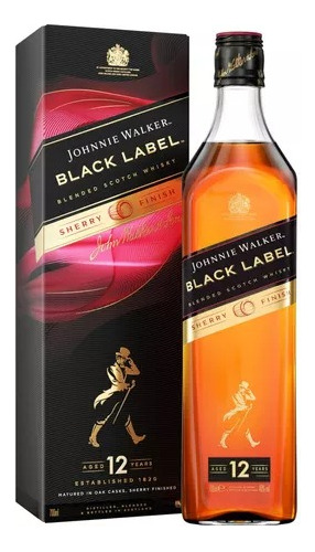 Johnnie Walker Black Label Sherry Finish 1 L. Envio Gratis