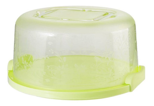 Plastic Cake Carrier With Handle Round Cupcake Keeper Or