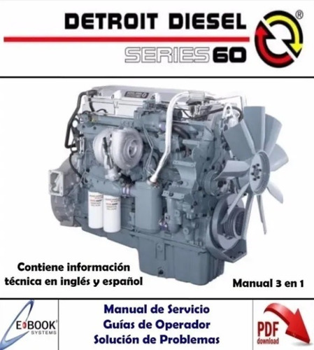 Imagen 1 de 1 de Aprenda Manual Motor Detroit Serie 60 Reparacion