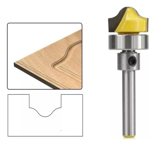 Fresa 1/4 Pulgada Router Bit-c3 Carburo Con Punta-k