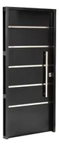 Comprar Puerta De Chapa Inyectada Doble 90x2 Apliques Y Barral 75cm