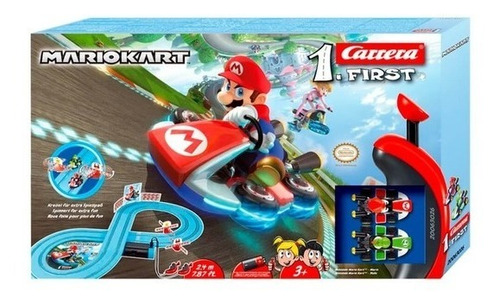 Pista Autorama Mario Kart 2,4m Mario E Yoshi