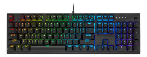 Teclado Gamer Corsair K60 Rgb Pro Qwerty Cherry Viola Inglés