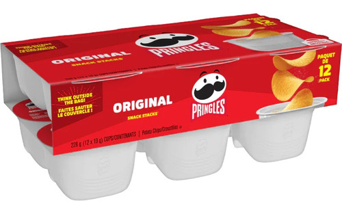 Pringles Original Snack Stacks 12 Cups