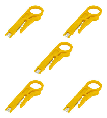 Kit 20x Descascador De Fio Portátil Desencapador Eletrônica