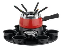 Comprar Conjunto Fondue 18 Pçs Inox Giratório Chocolate Queijo Carne