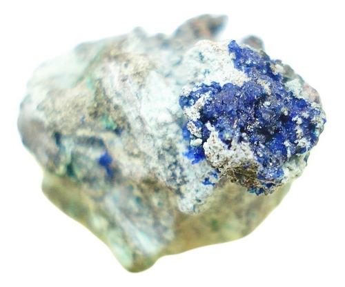 Mineral Natural Linarita De Grecia Pieza De Colección