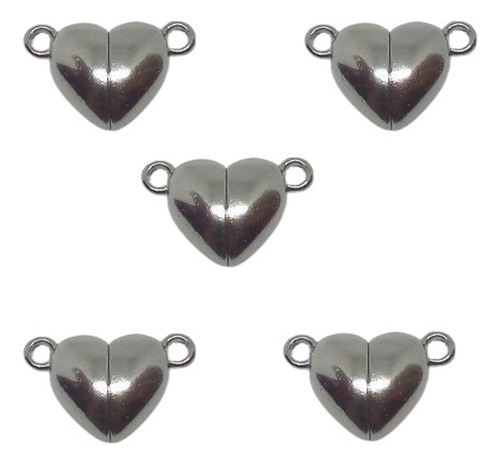 Dije Corazón Imantado Plata X 20 Pares