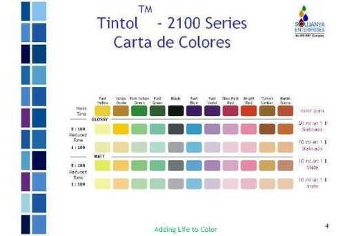 Tinta Universal Concentrada Tintol 50ml