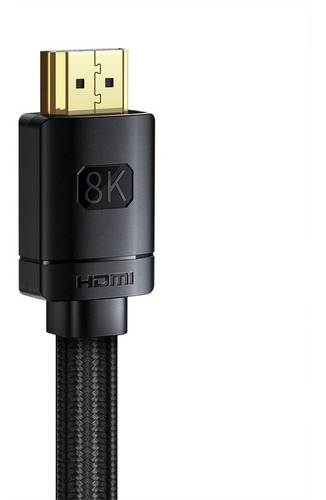 Imagen 4 de 12 de Cable Adaptador Alta Definición Hdmi/hdmi 8k 2m Negro Baseus