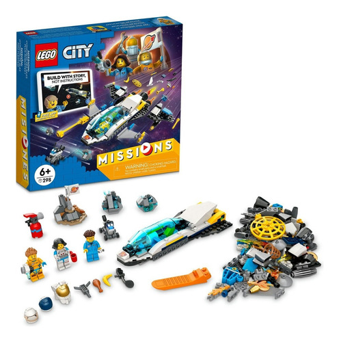 Kit Lego City Misiones De Exploración Espacial De Marte 3+ Cantidad de piezas 298