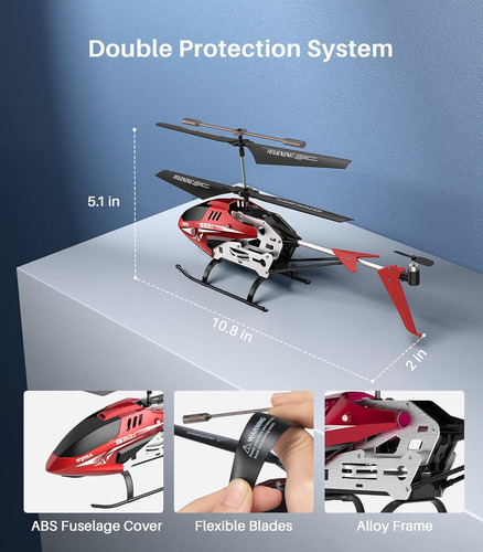 Syma Helicóptero De Control Remoto, Helicóptero Rc Con 16-20