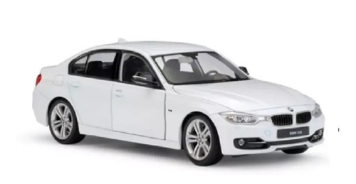 Coche Blanco Moldeado Modelo 1/24 Welly Bmw 335i [u] [u]